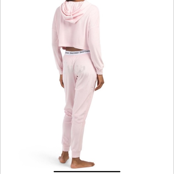 Juicy 🌸🌸Couture 🌸🌸bling loung set in Lola Pink NWT - Picture 2 of 9